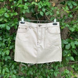 Very light pink Forever 21 jean skirt